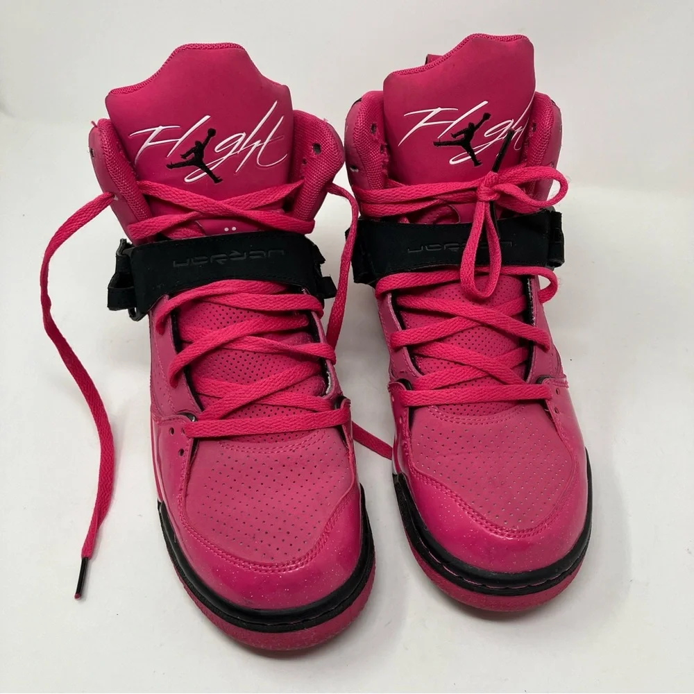 Nike Air Jordan Flight Pink and Black Sneakers